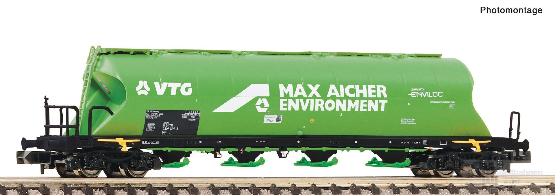 Fleischmann 6660124 - Staubsilowagen VTG Ep.V/VI N 1:160