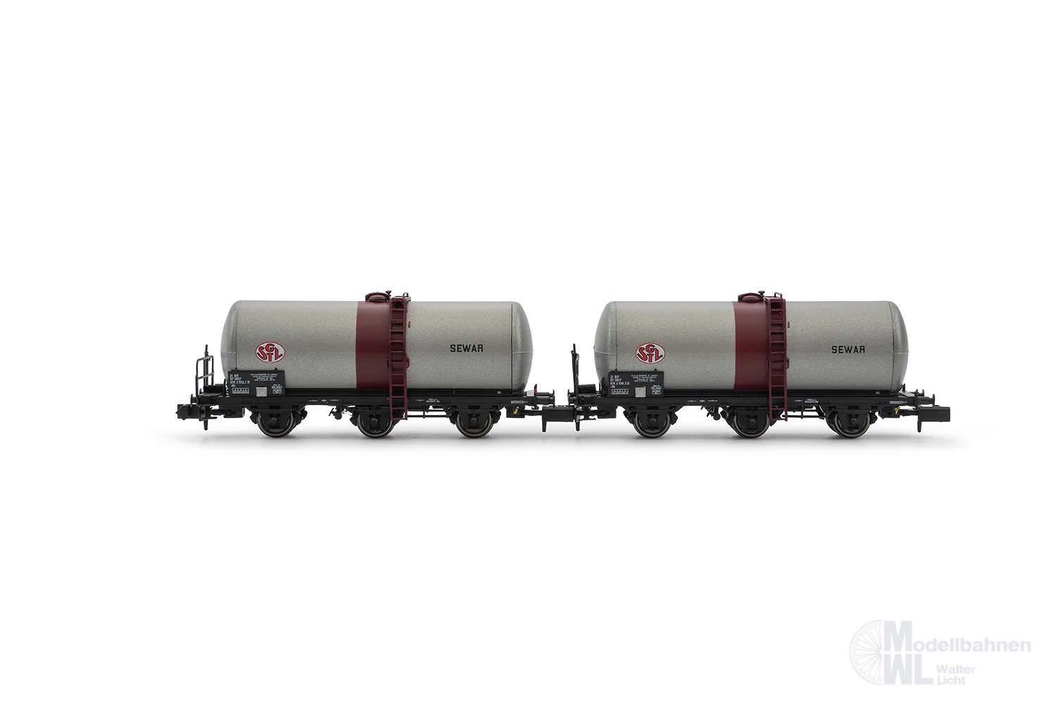 ar6675_0 Arnold 6675 - Weinkesselwagen Set SNCF Ep.IV 2.tlg. SGTL SEWAR N 1:160