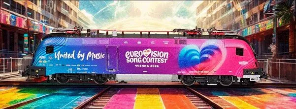 Roco 7500240 - E-Lok 1116 203-1 ÖBB Ep.VI Songcontest 2026 H0/GL