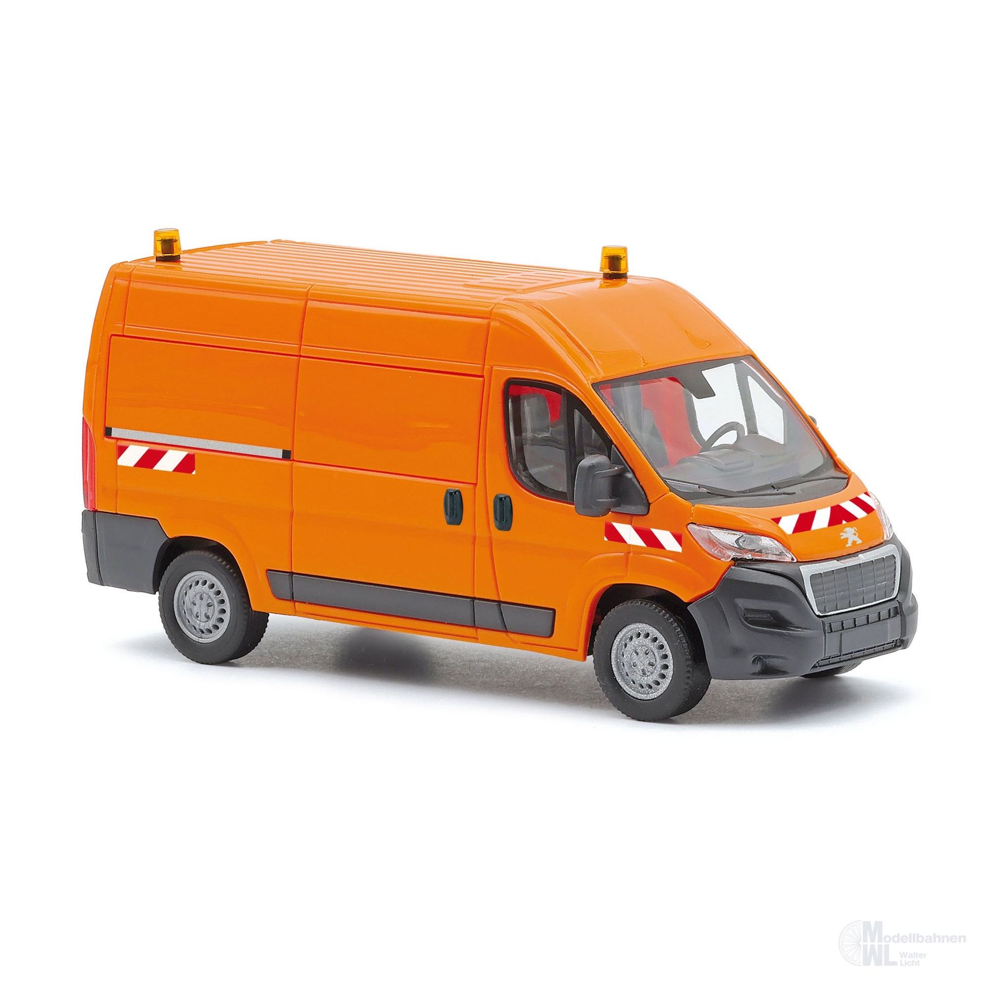 Busch 54613 - Peugeot Boxer orange Kommunal Baujahr 2014 H0 1:87