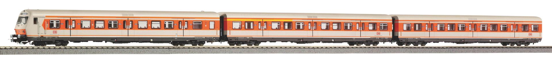 Piko 58226 - S-Bahn Wagen Set DB AG Ep.V 3.tlg. orange-grau H0/GL