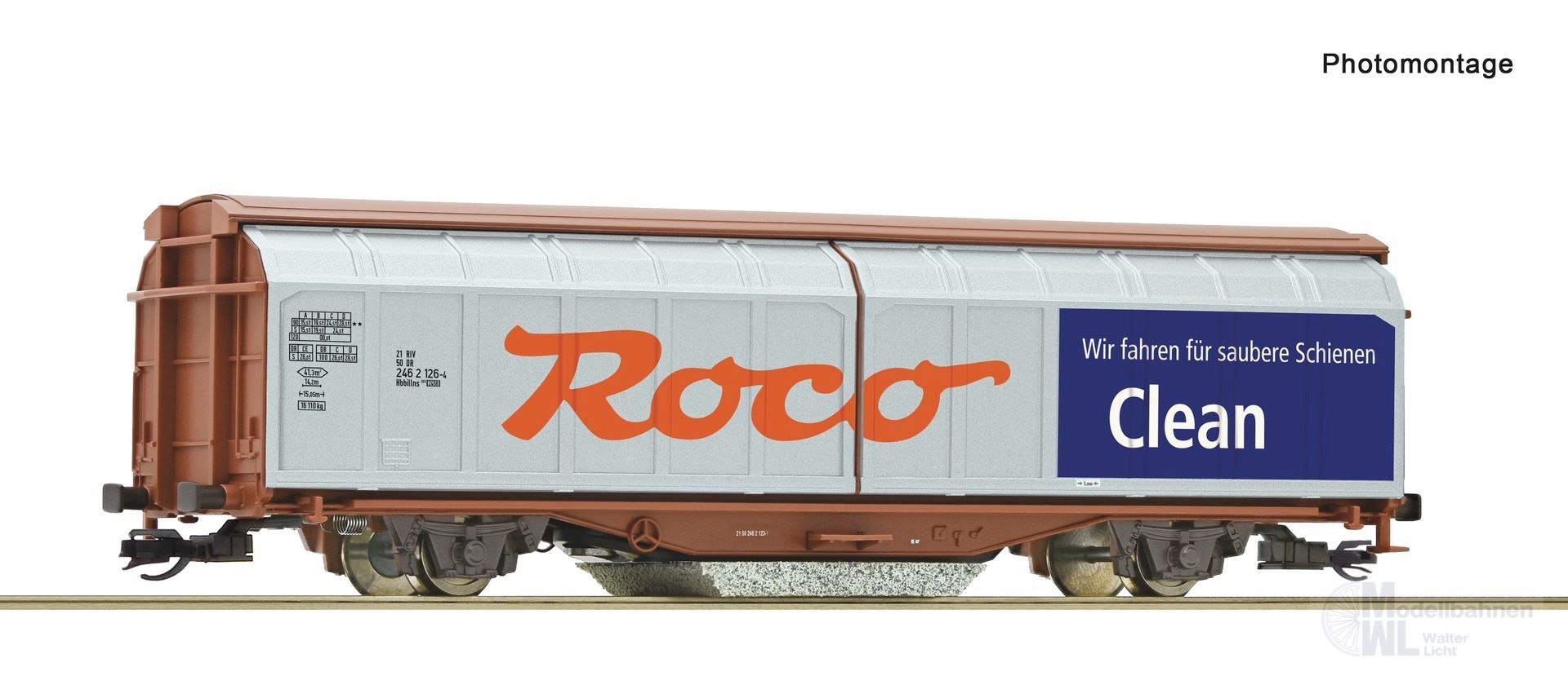 Roco 6680005 - ROCO Clean Wagen TT 1:120