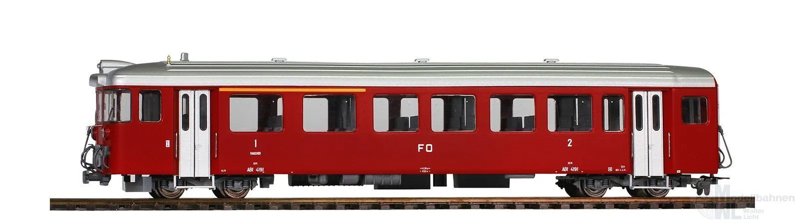 Bemo 3275208 - Steuerwagen ABt 4194 FO Ep.III/IV dunkelrot H0m