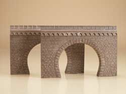 Auhagen 41587 - 2 Tunnelportale zweigleisig H0 1:87