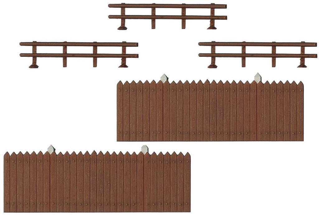 Busch 6015 - Bretterzäune H0 1:87 Busch 6015 - Bretterzäune H0 1:87