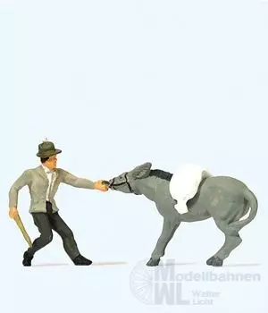 Preiser 29087 - Störrischer Esel H0 1:87