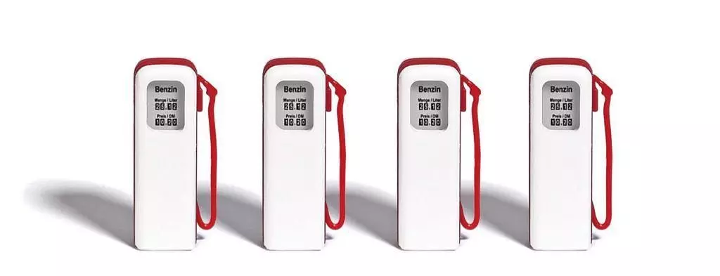 Busch 7775 - M-Set:Zapfsäulen H0 1:87