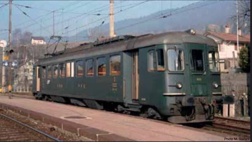 LS Models 17559S - Triebwagen RBe 4/4 SBB Ep.III grün altes Logo H0/WS Sound