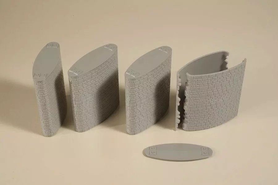 Auhagen 48657 - Brückenpfeiler oval H0 1:87