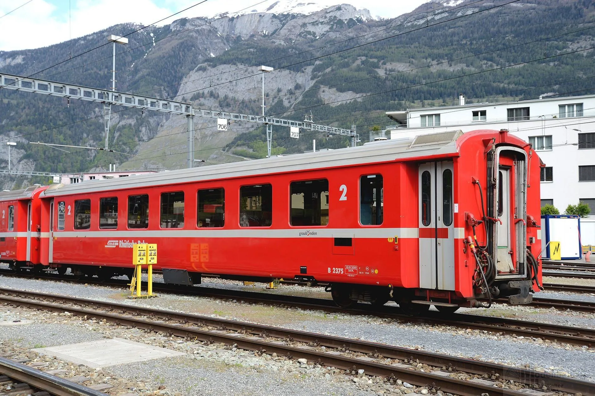 Bemo 3240175 - Einheitswagen EW RhB Ep.VI B 2375 EW II refit H0m