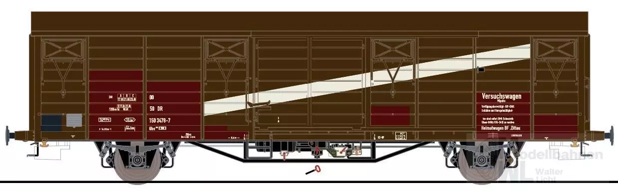 Exact Train 20746 - Probewagen DB Ep.IV Hbs 1500 H0/GL
