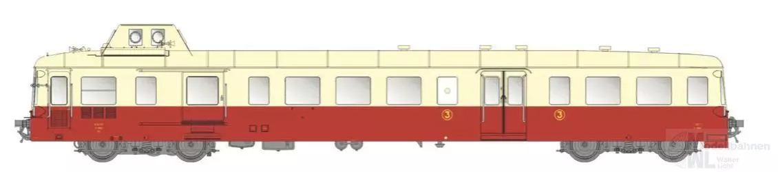 LS Models 10615 - Triebwagen X3800 (3893) SNCF Ep.III H0/WS
