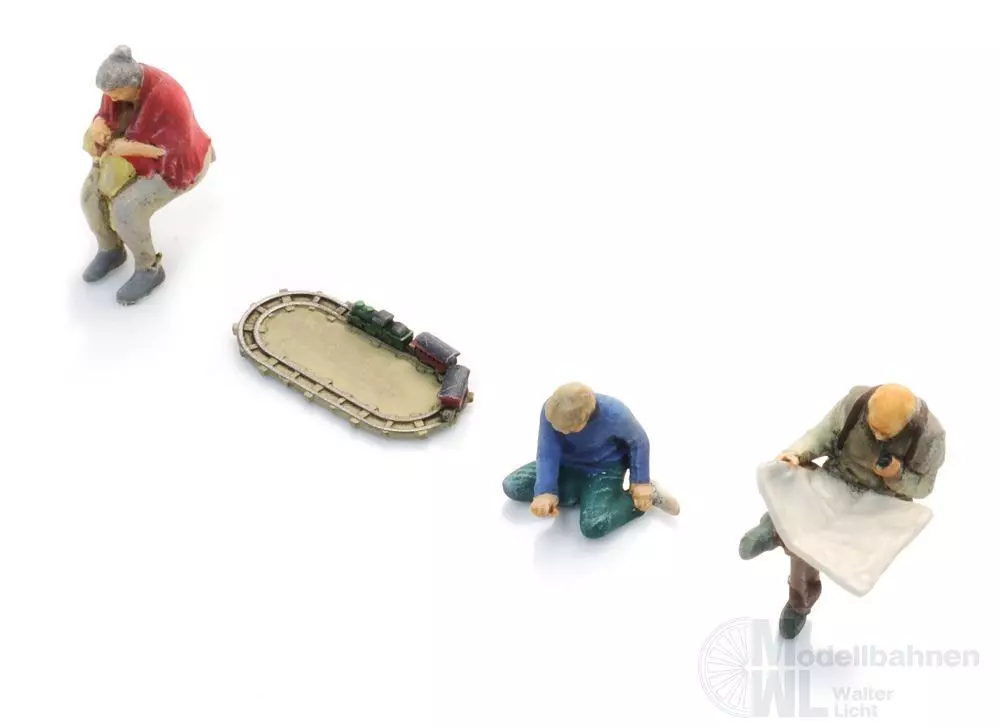 ARTITEC b.v. 5870133 - Übernachten bei Opa und Oma (3x) Fertigmodell H0 1:87