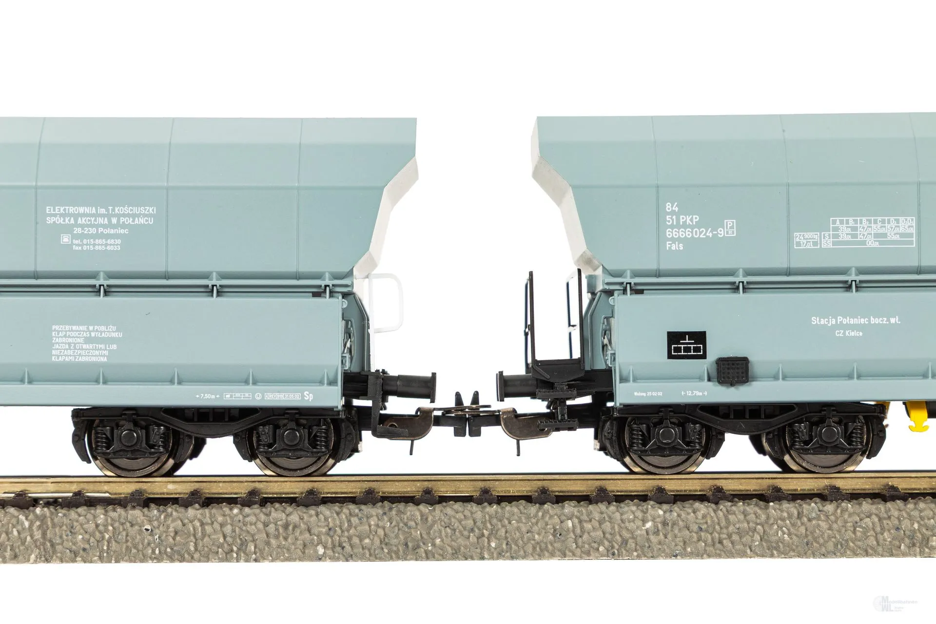 Piko 28340 - Selbstentladewagen Set PKP Ep.V 2.tlg. Fals Set 1 H0/GL