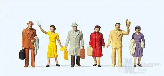 Preiser 14020 - Reisende H0 1:87