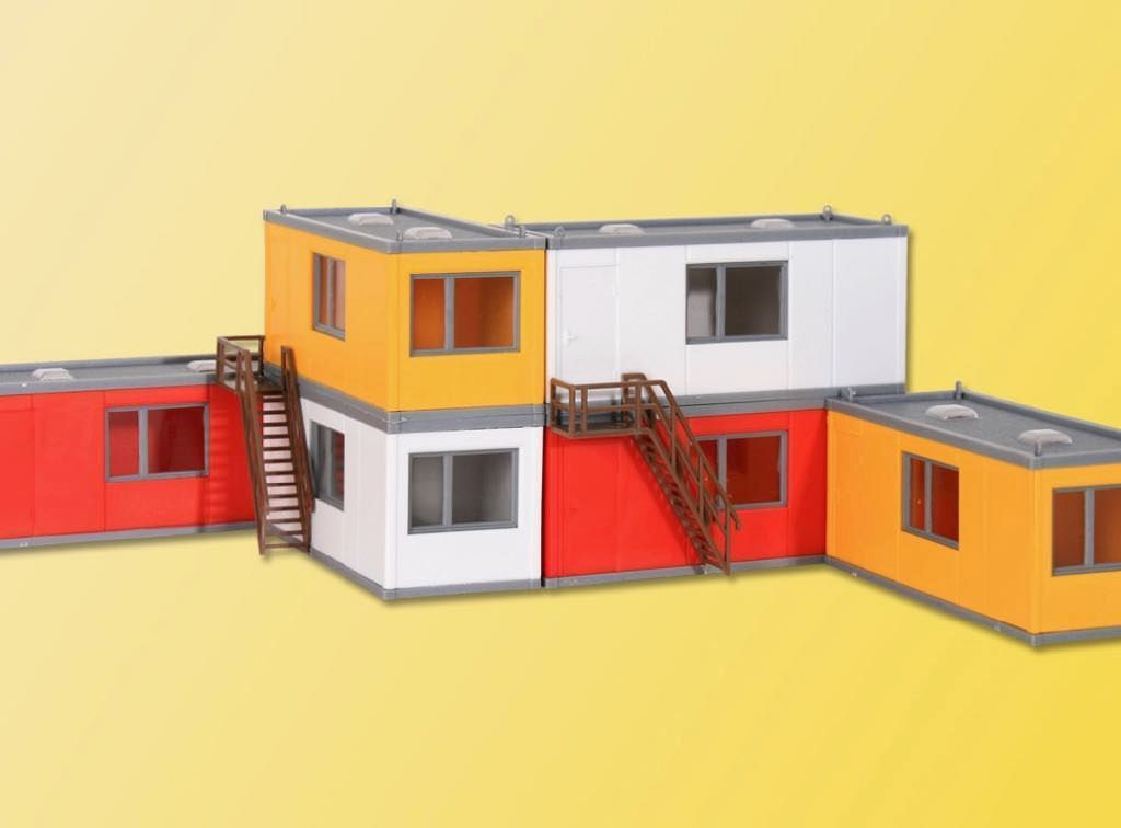 Kibri 38627 - Gebäude-Container 6 Stück H0 1:87