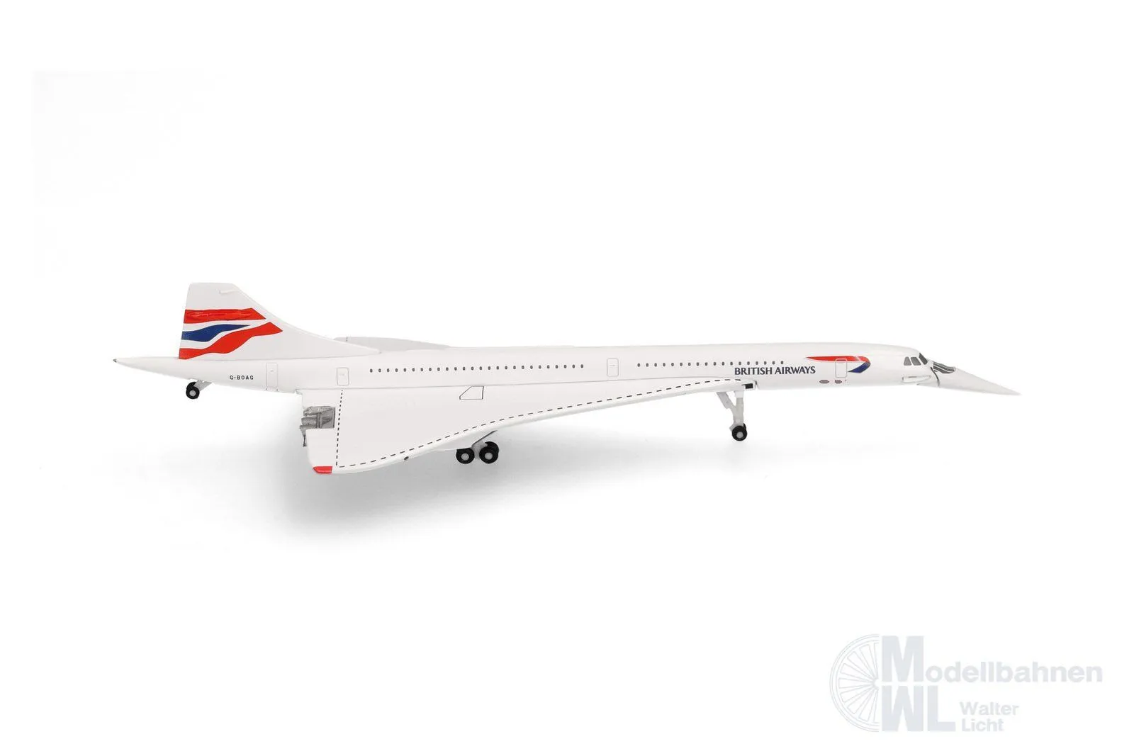 Herpa 539203 - Concorde BA Union Flag livery 1:500