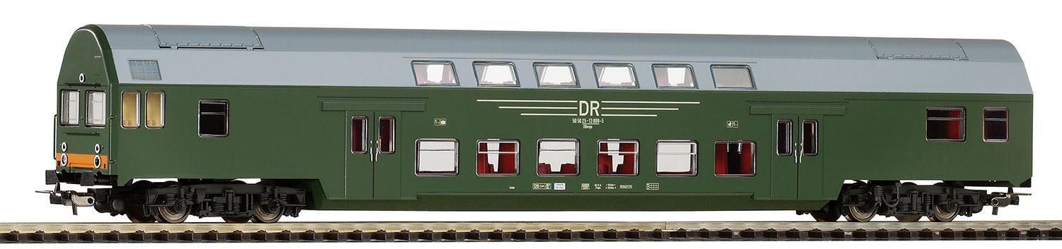 Piko 57685 - Doppelstock Steuerwagen DR Ep.IV DBmqee grün H0/GL Piko 57685 - Doppelstock Steuerwagen DR Ep.IV DBmqee grün H0/GL