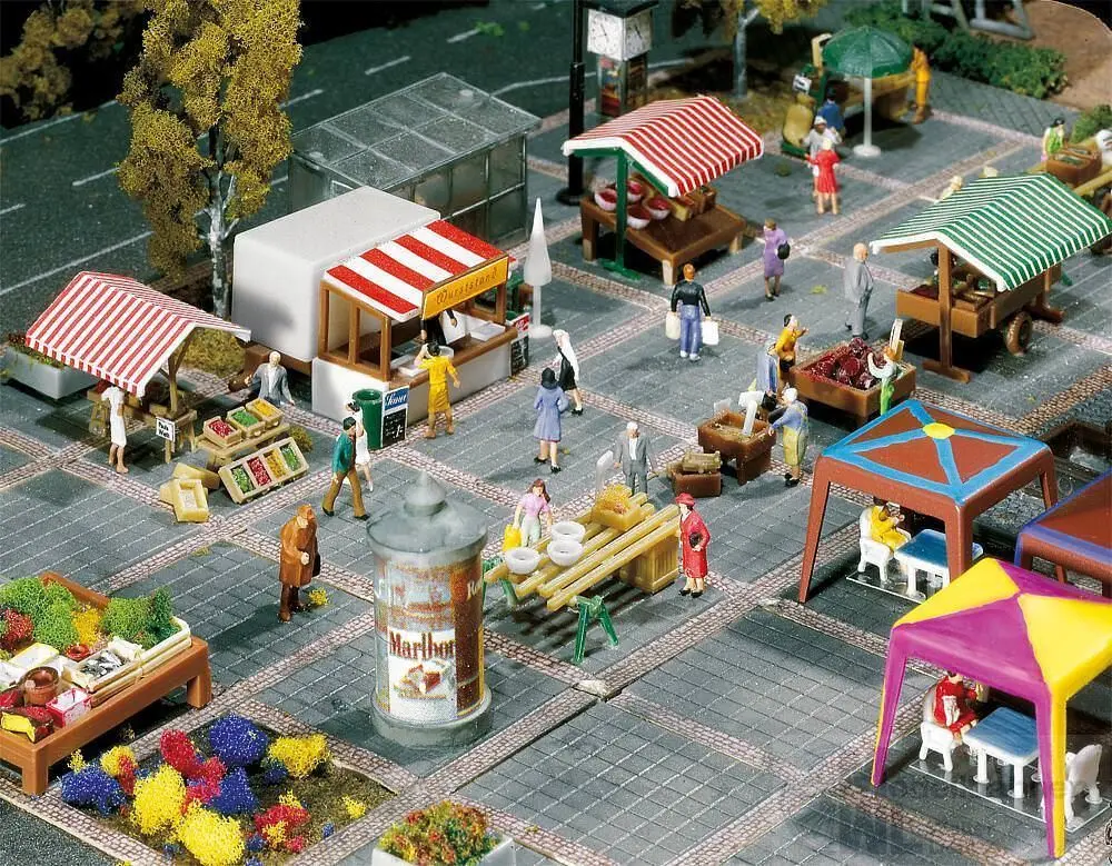 Faller 272533 - Wochenmarkt N 1:160