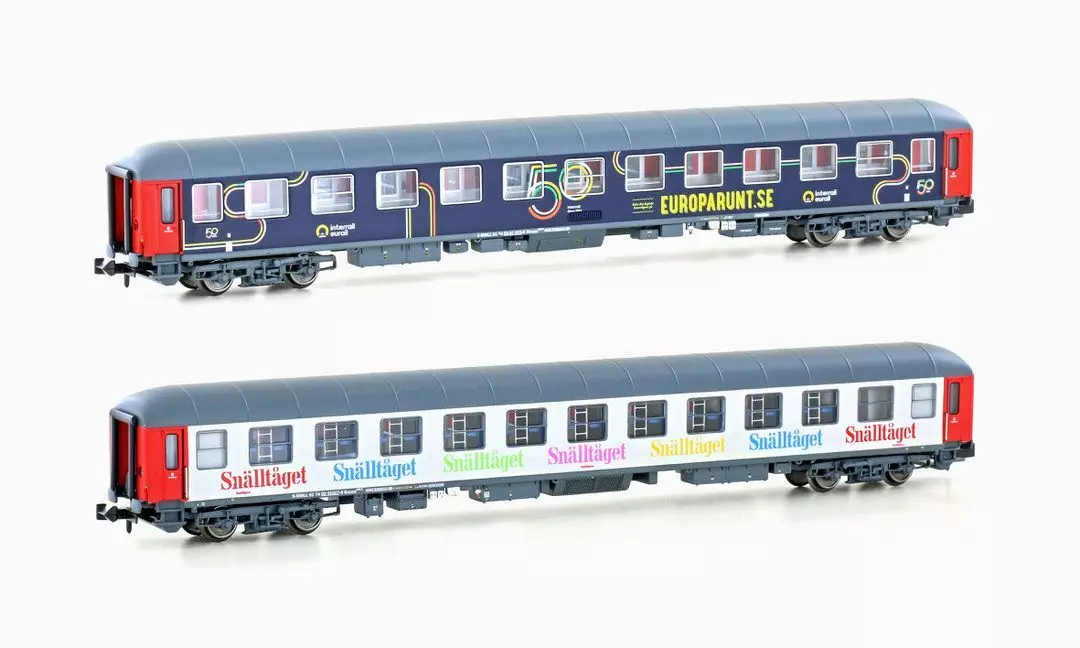 LS Models 1,6 - Liegewagen Set Snälltaget Ep.VI Bvcmz 2.tlg. N 1:160