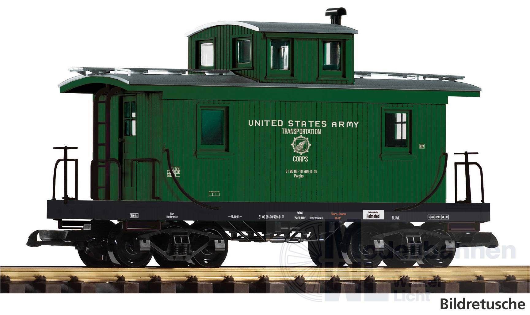 Piko 38970 - Güterzugbegleitwagen USATC Spur G 1:22,5 Piko 38970 - Güterzugbegleitwagen USATC Spur G 1:22,5
