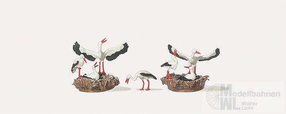 Merten Figuren 210764 - Störche mit Nest auf Wagenrad H0 1:87 Merten Figuren 210764 - Störche mit Nest auf Wagenrad H0 1:87