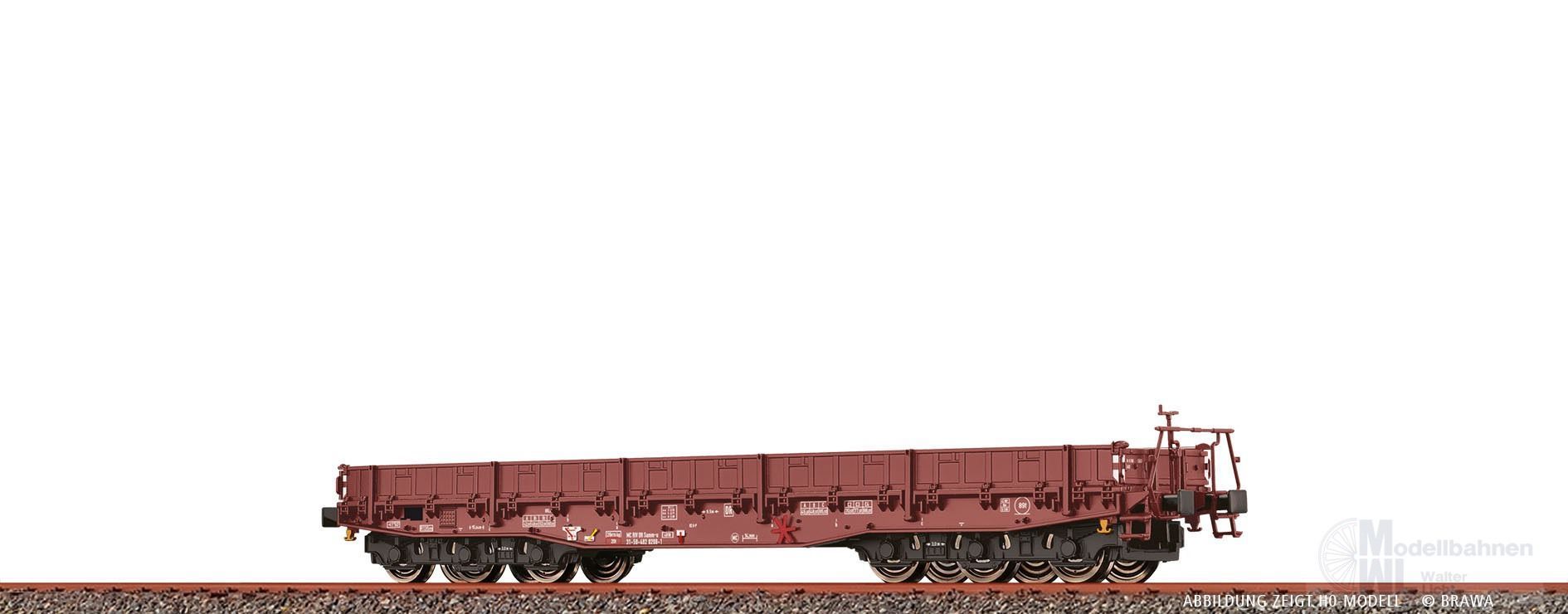 Brawa 67042 - Schwerlastwagen DR Ep.IV Samm-u4818 N 1:160