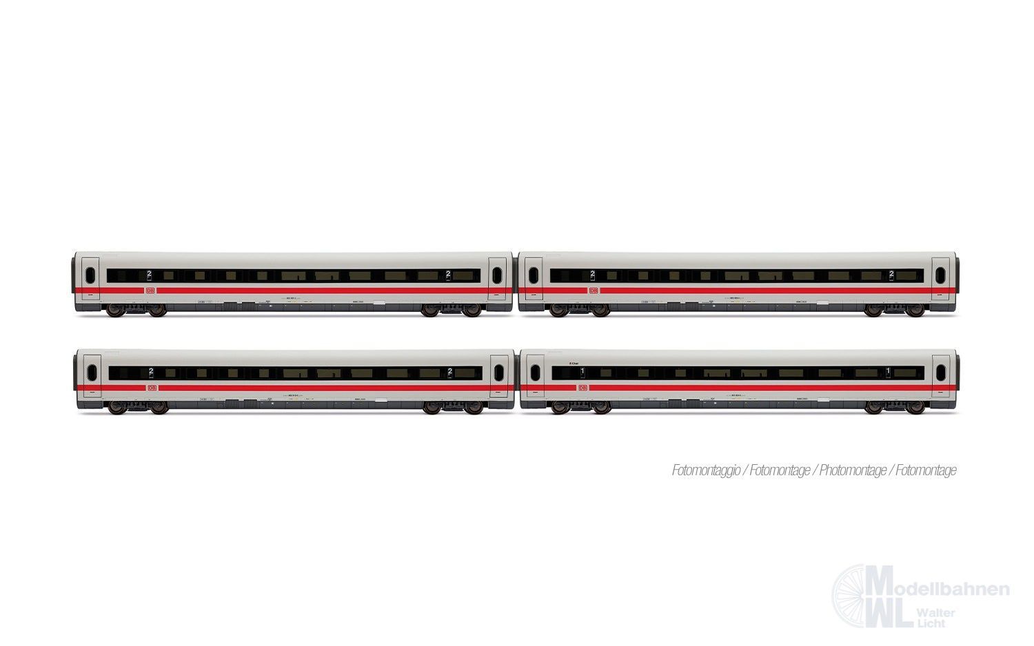 Lima 4687 - Ergänzungswagen Set ICE 1 DB Ep.VI Bock auf Graubünden 2.tlg. H0/GL