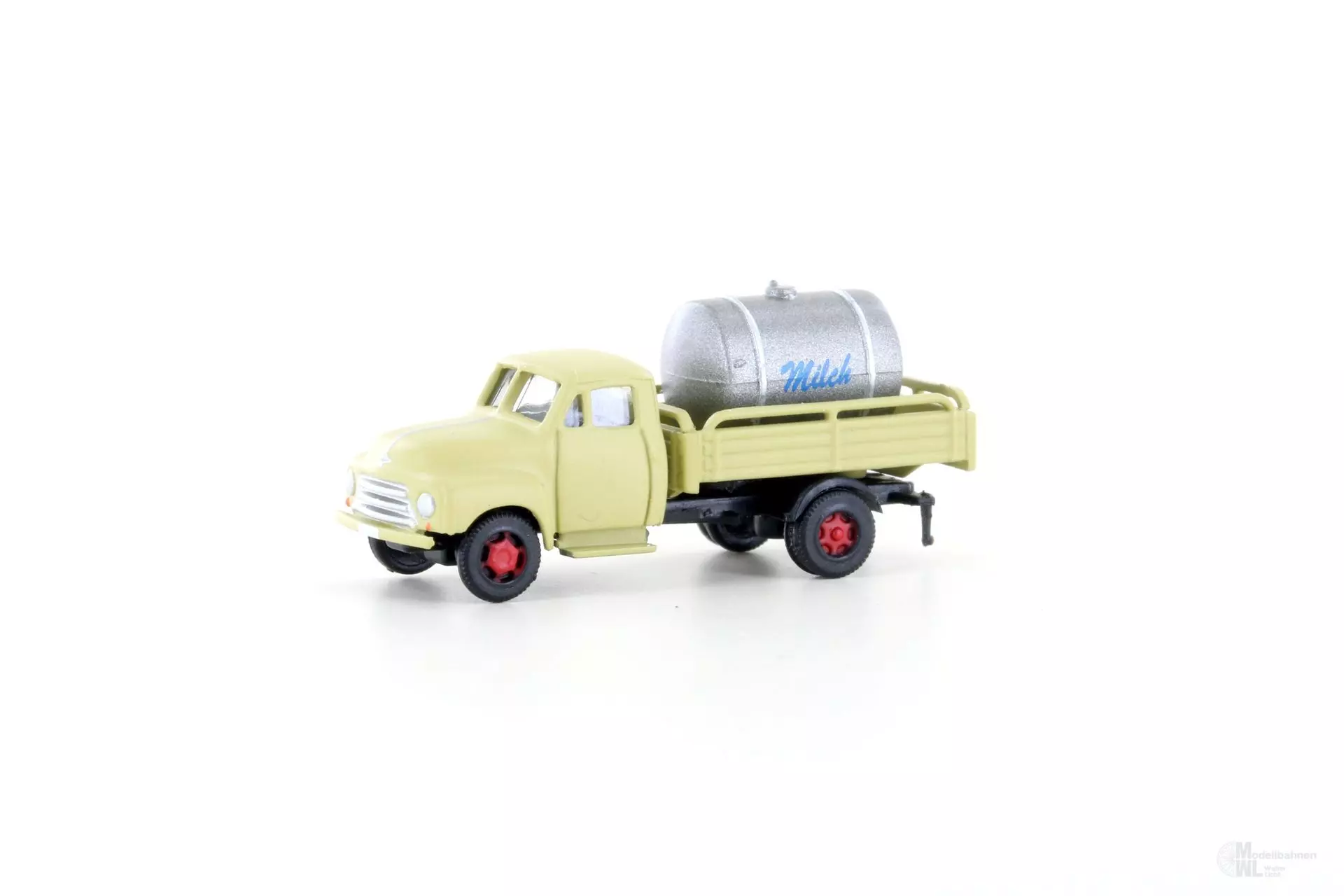 Lemke Minis 3240 - Opel Blitz Pritsche mit Tank Milchtransport N 1:160