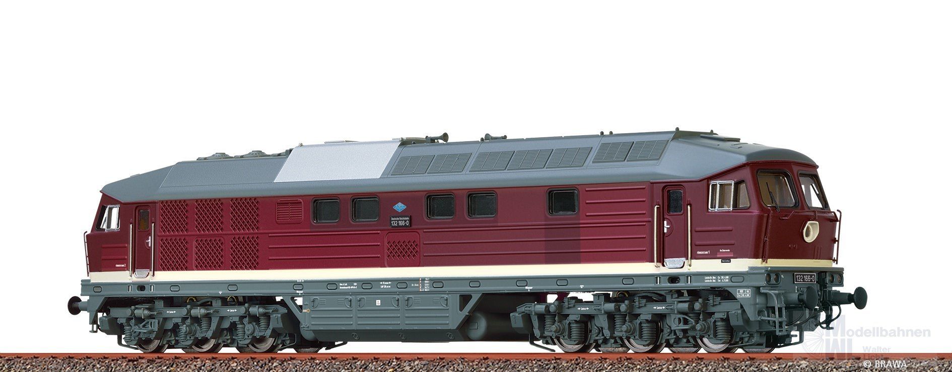 Brawa 41468 - Diesellok BR 131 166-0 DR Ep.IV H0/GL Digital Plus