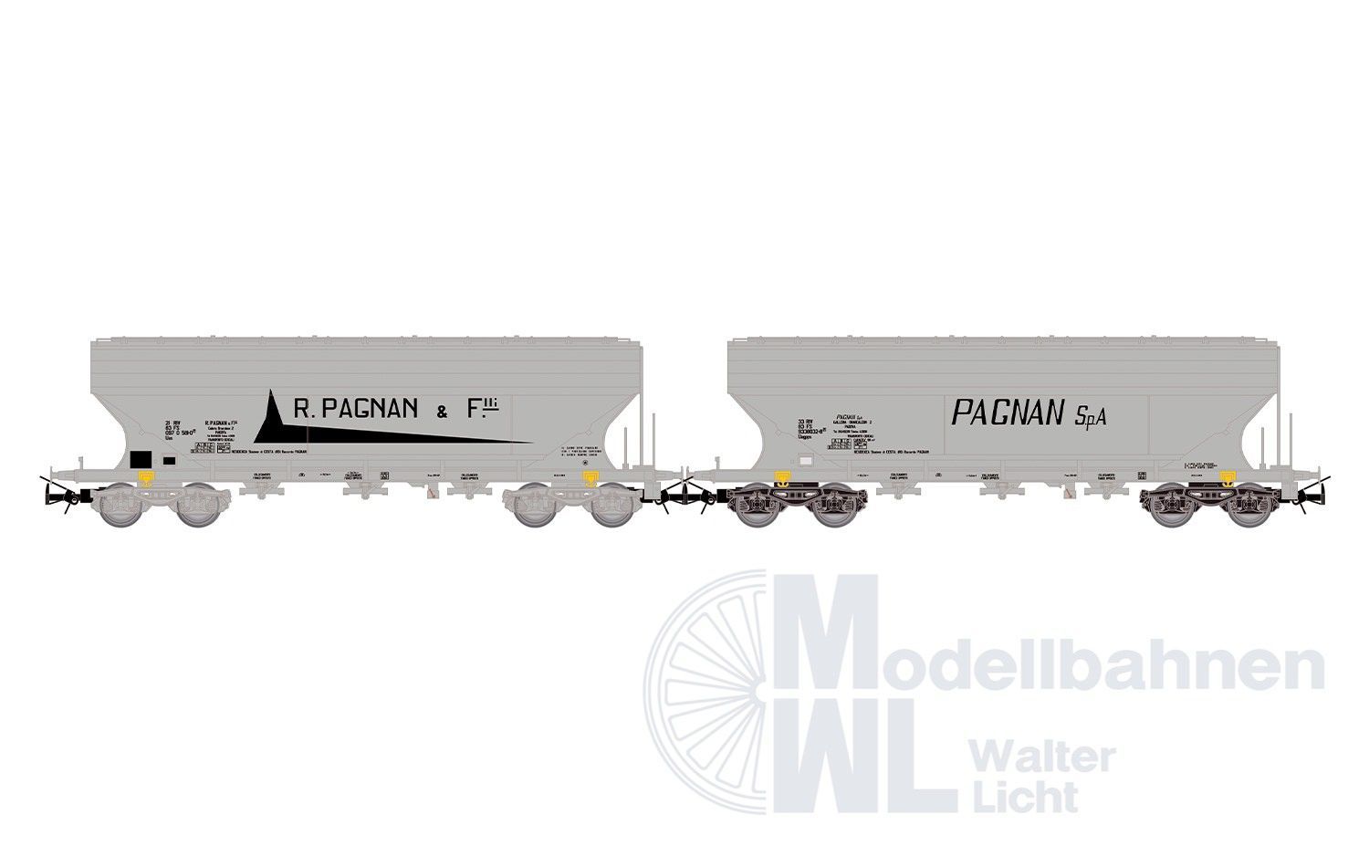 Rivarossi 6678 - Getreidesilowagen Set FS Ep.IV 2.tlg. H0/GL