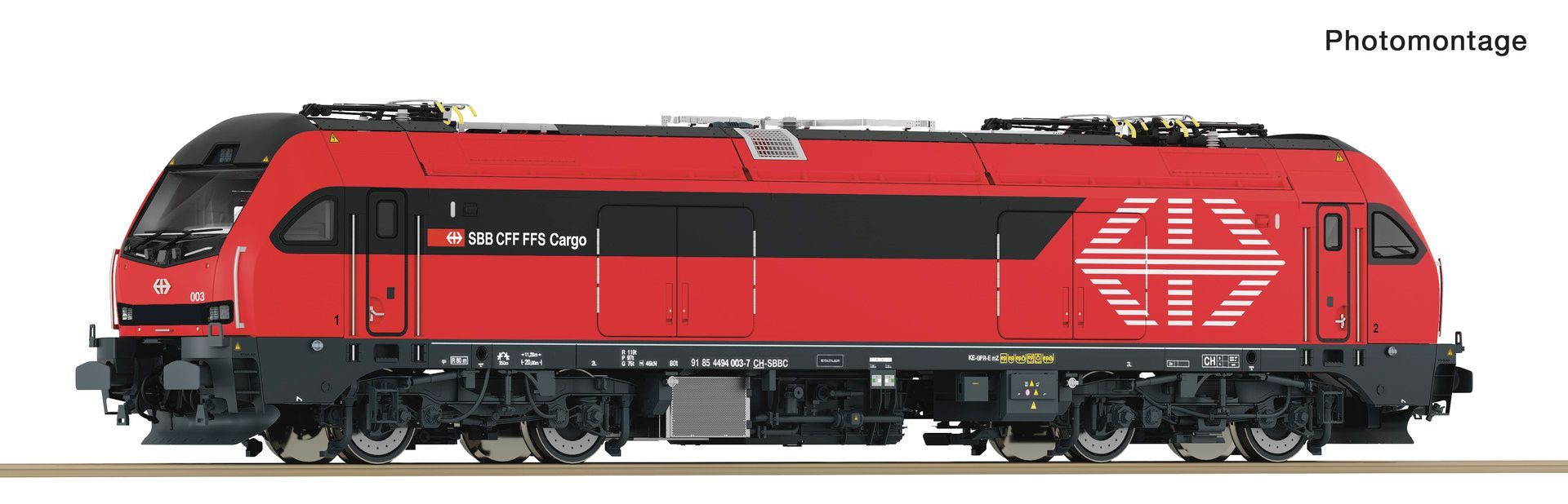 Roco 7510305 - E-Lok Re 494 SBB Cargo Ep.VI H0/GL SOUND