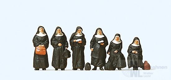 Preiser 10402 - Nonnen H0 1:87