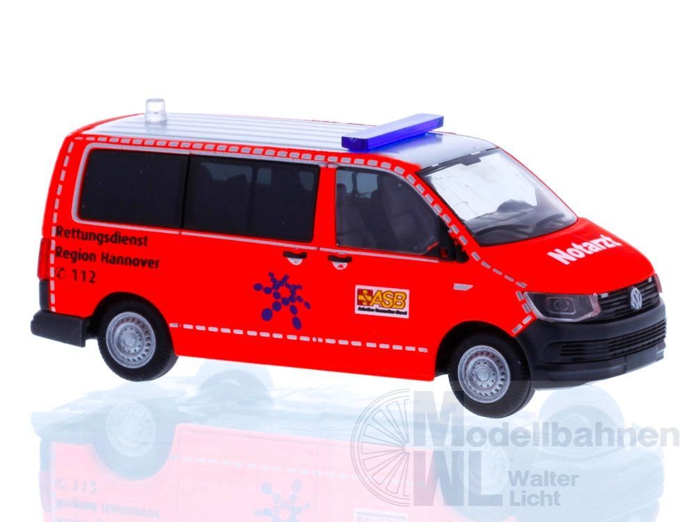 Rietze 53790 - Volkswagen T6 Notarzt ASB Region Hannover H0 1:87 Rietze 53790 - Volkswagen T6 Notarzt ASB Region Hannover H0 1:87