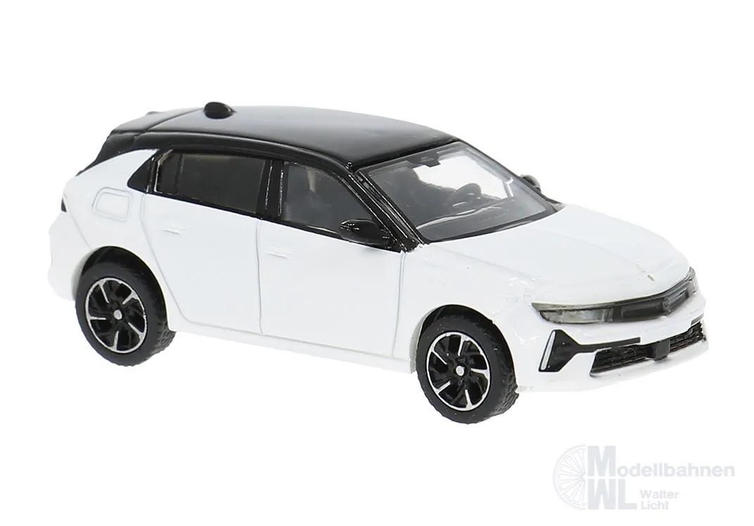 PCX-Models 870590 - Opel Astra weiss/schwarz 2021 H0 1:87