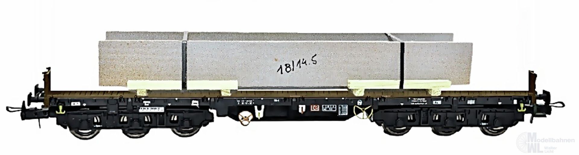 NPE NW22161 - Schwerlastwagen DB Ep.VI Salmms 454 U-Träger H0/GL NPE NW22161 - Schwerlastwagen DB Ep.VI Salmms 454 U-Träger H0/GL