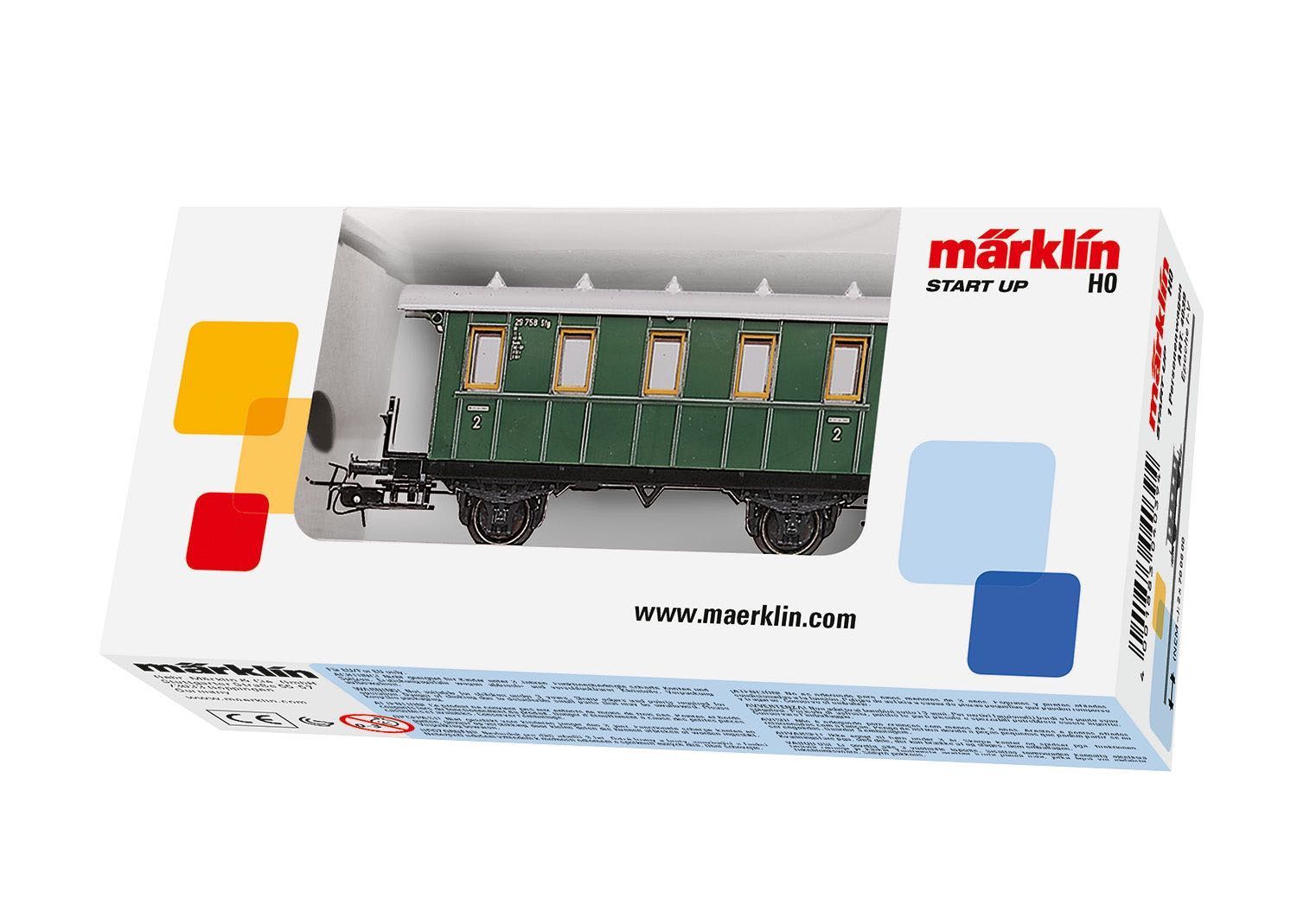 Märklin 4039 - Personenwagen Ep.I-V grün 11cm H0/WS