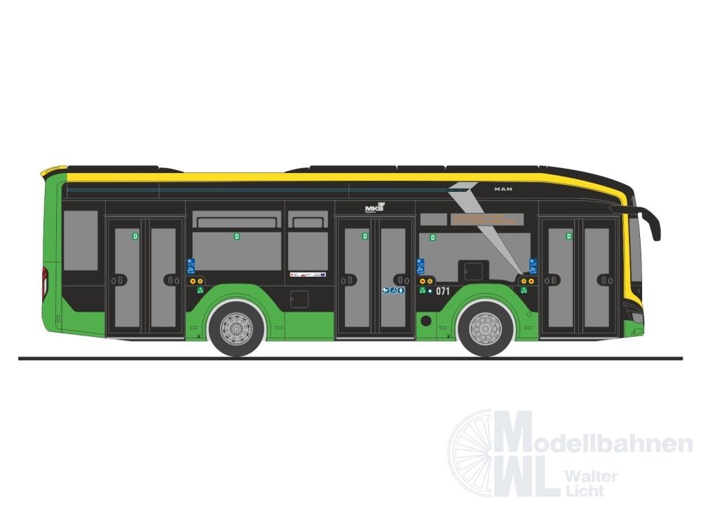 Rietze 74621 - MAN Lion's City 10 E MKS Debica (PL) H0 1:87