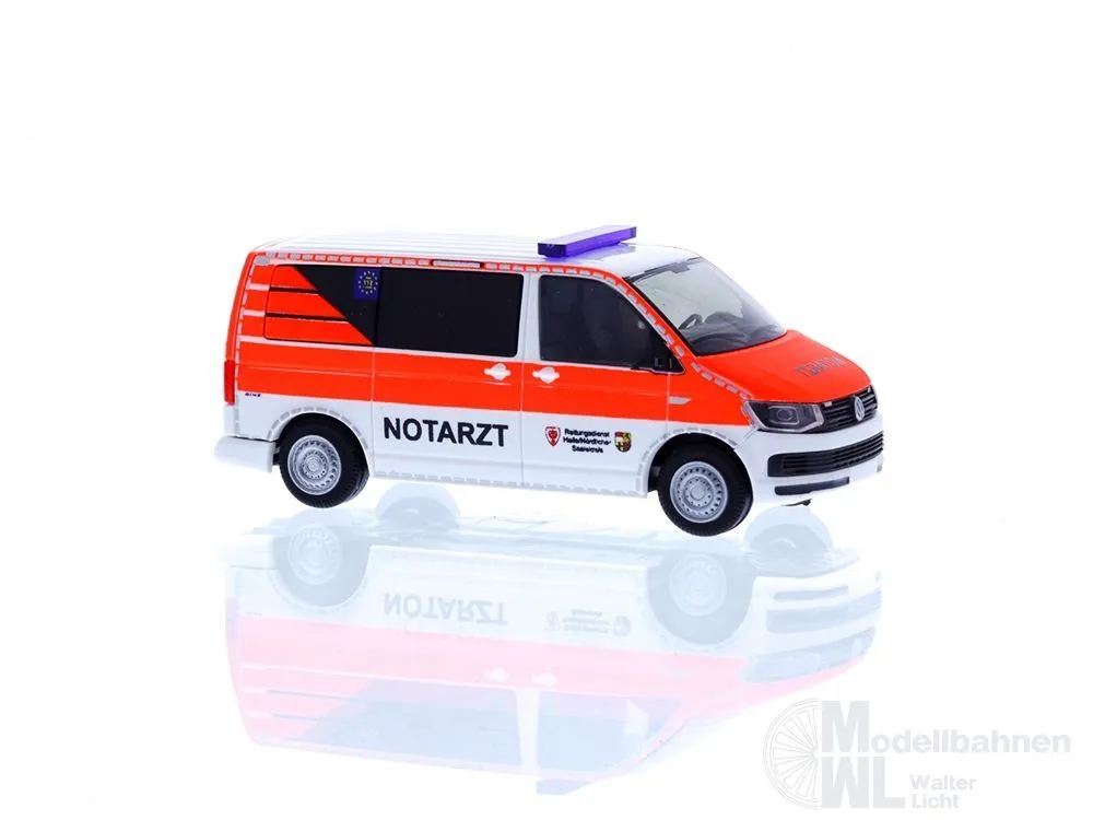 Rietze 53933 - Volkswagen T6 Notarzt Rettungsdienst Halle/Saale H0 1:87