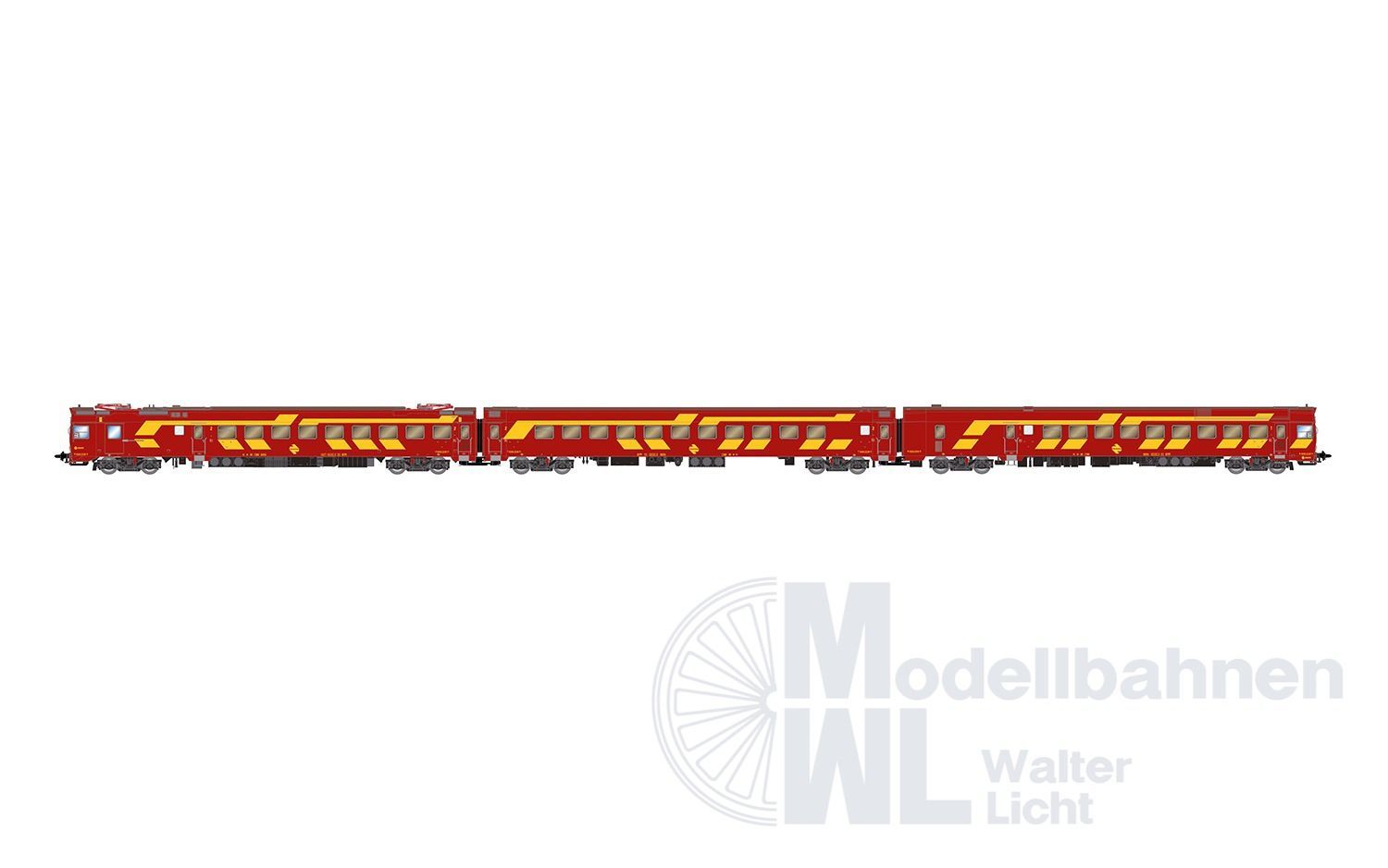 Electrotren 2020 - Triebzug Reihe 444-004 RENFE Ep.IV rot/gelb H0/GL