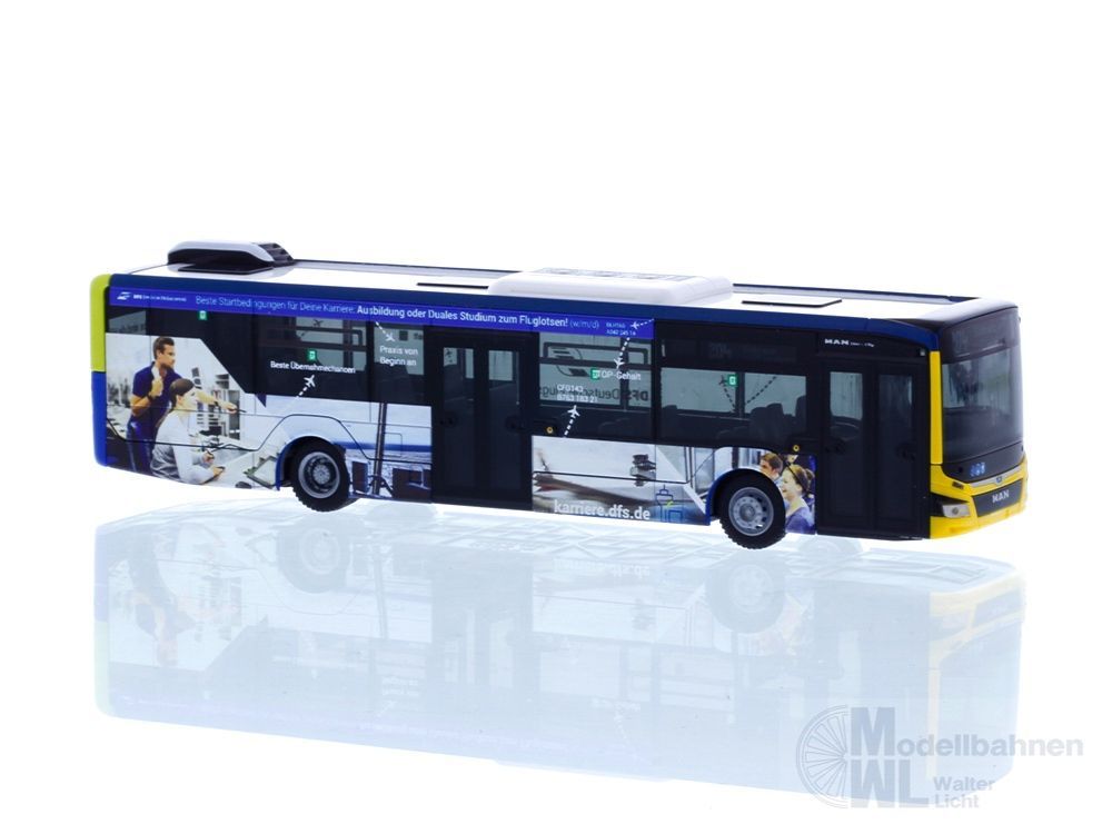Rietze 75405 - MAN Lion's City 12´18 Deutsche Flugsicherung H0 1:87 Rietze 75405 - MAN Lion's City 12´18 Deutsche Flugsicherung H0 1:87