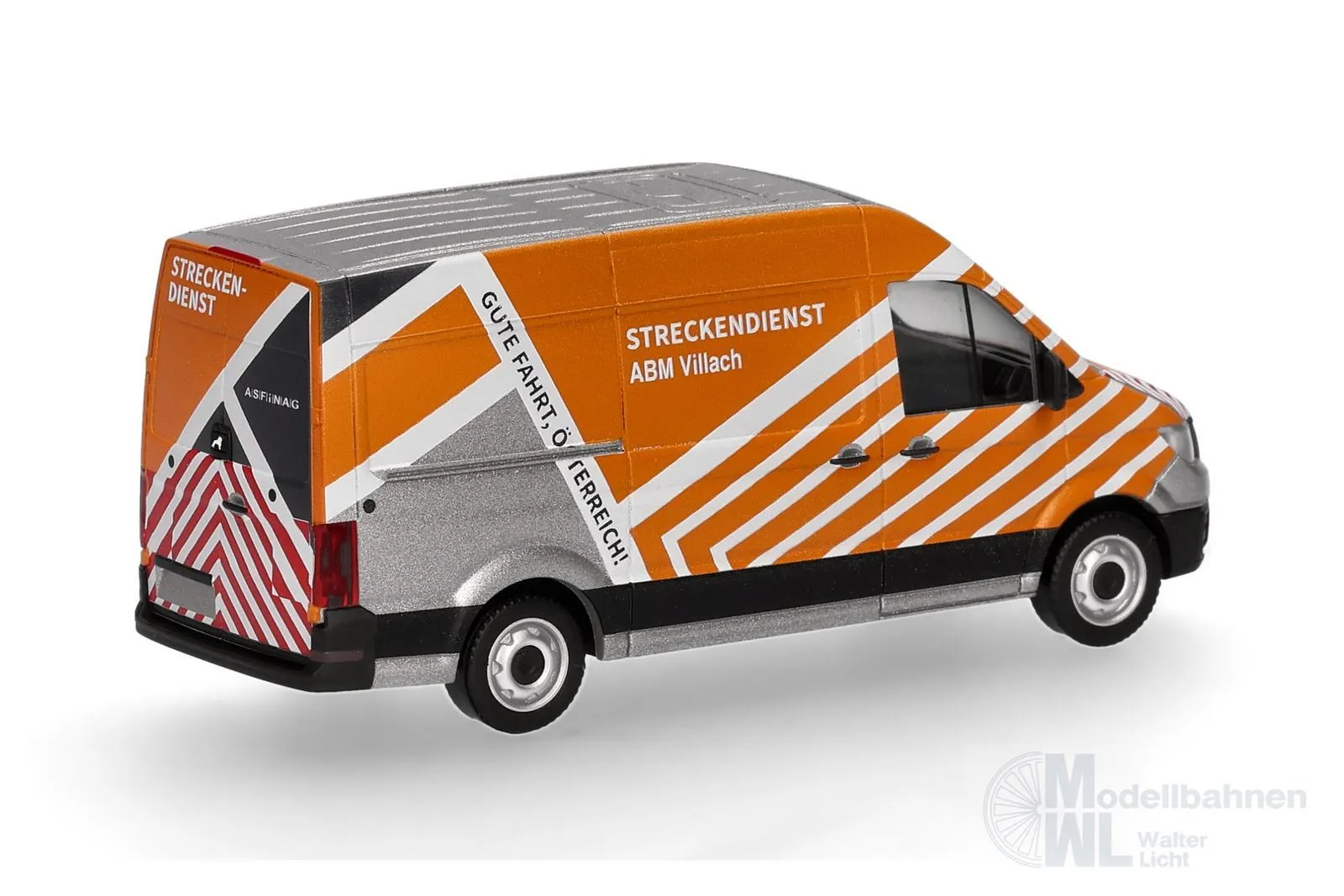 Herpa 099165 - MAN TGE Kasten Hochdach ASFINAG (A) H0 1:87