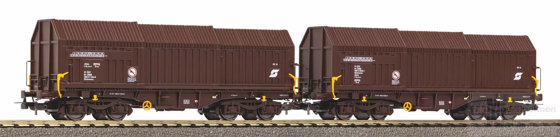 Piko 28317 - Teleskophaubenwagen Set ÖBB Ep.IV 2.tlg. H0/GL