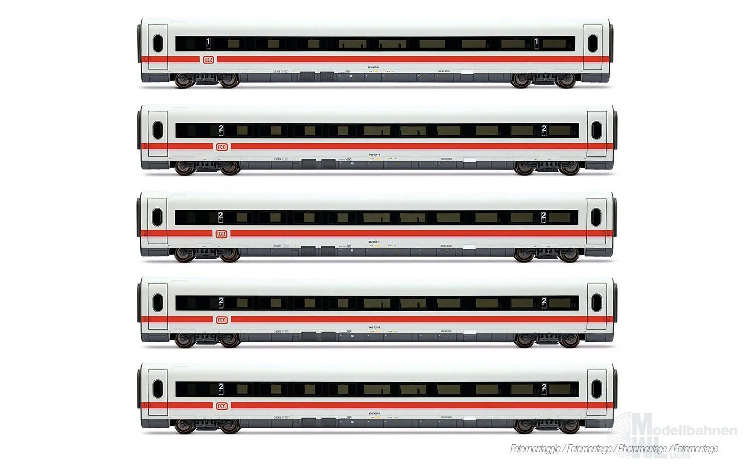 Lima 4681 - Ergänzungswagen Set ICE 1 DB Ep.IV 5.tlg. H0/GL