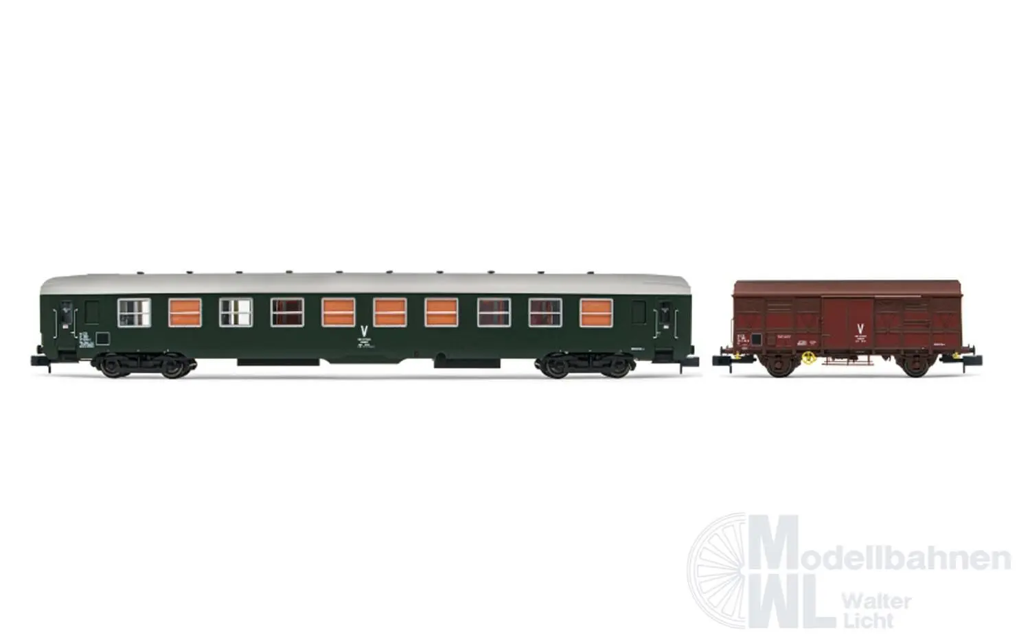 Arnold 4446 - Dienstzug SNCF Ep.IV/V 2.tlg. N 1:160