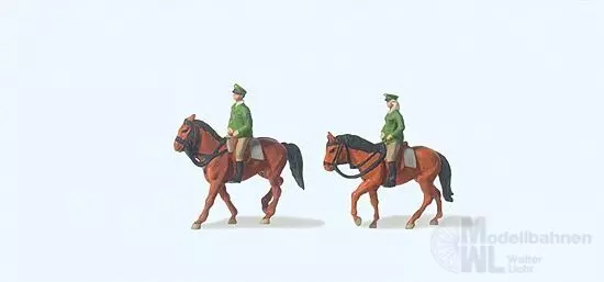 Preiser 79139 - Berittene Polizei. Deutschlan N 1:160