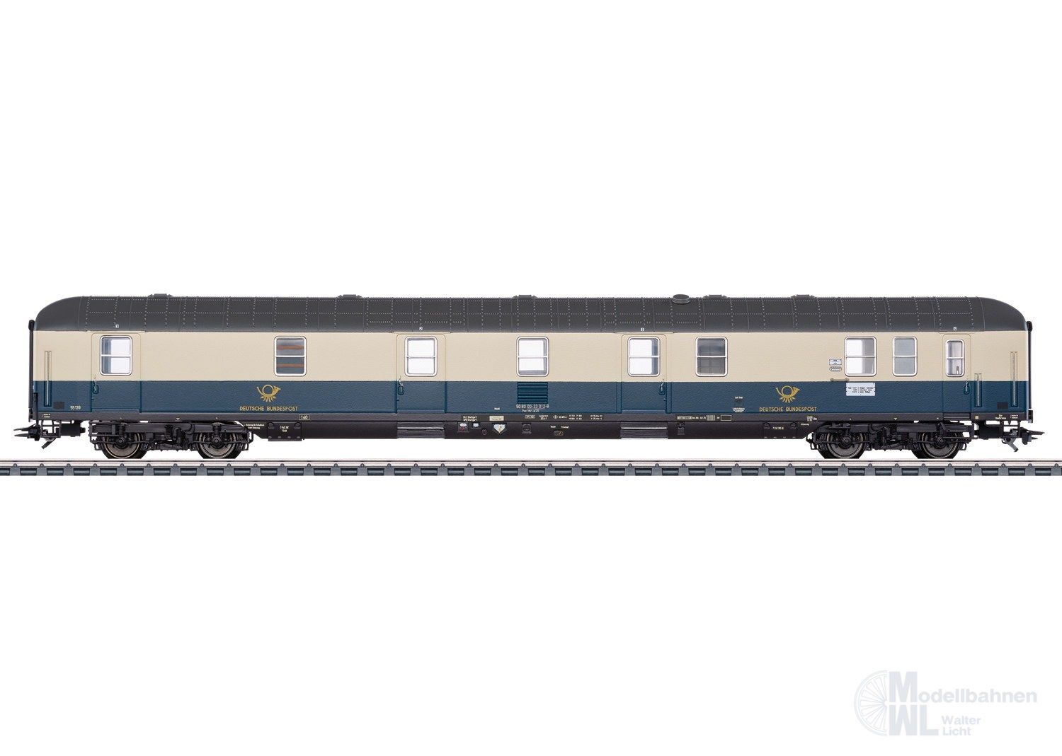 Märklin 42851 - Bahnpostwagen DBP Ep.IV Post mv-a H0/WS