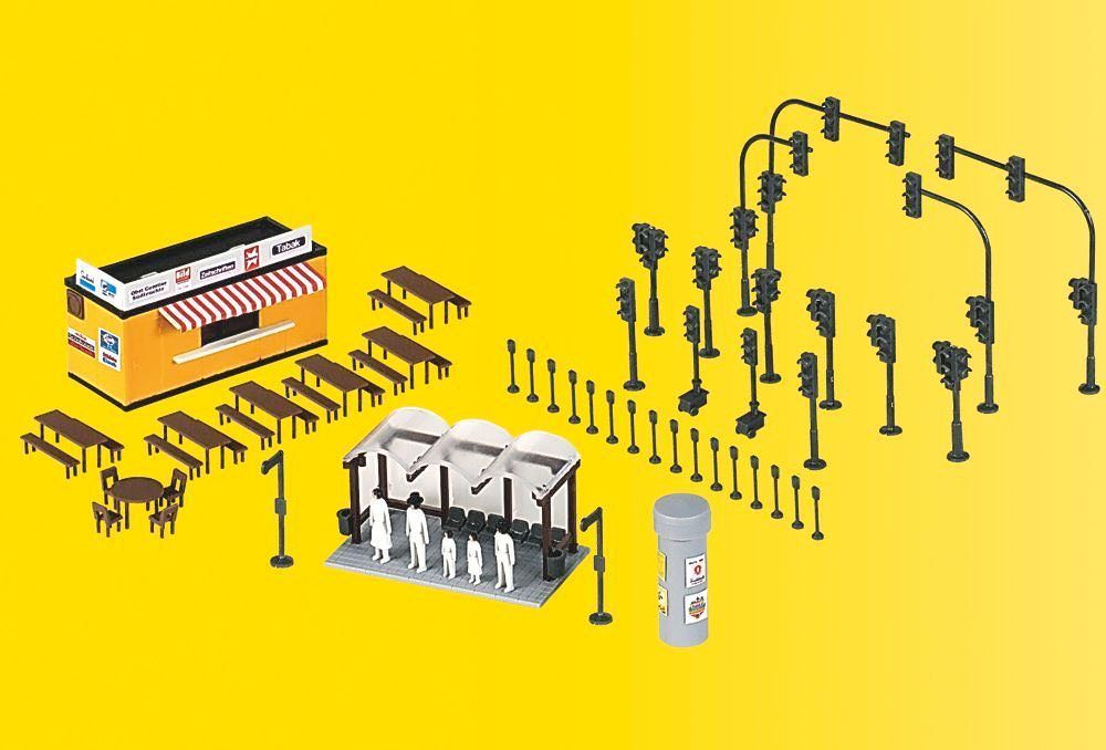 Kibri 38102 - Deko-Set in der Stadt H0 1:87