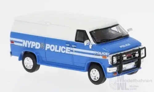 Brekina 18261 - GMC Vandura der NYPD H0 1:87
