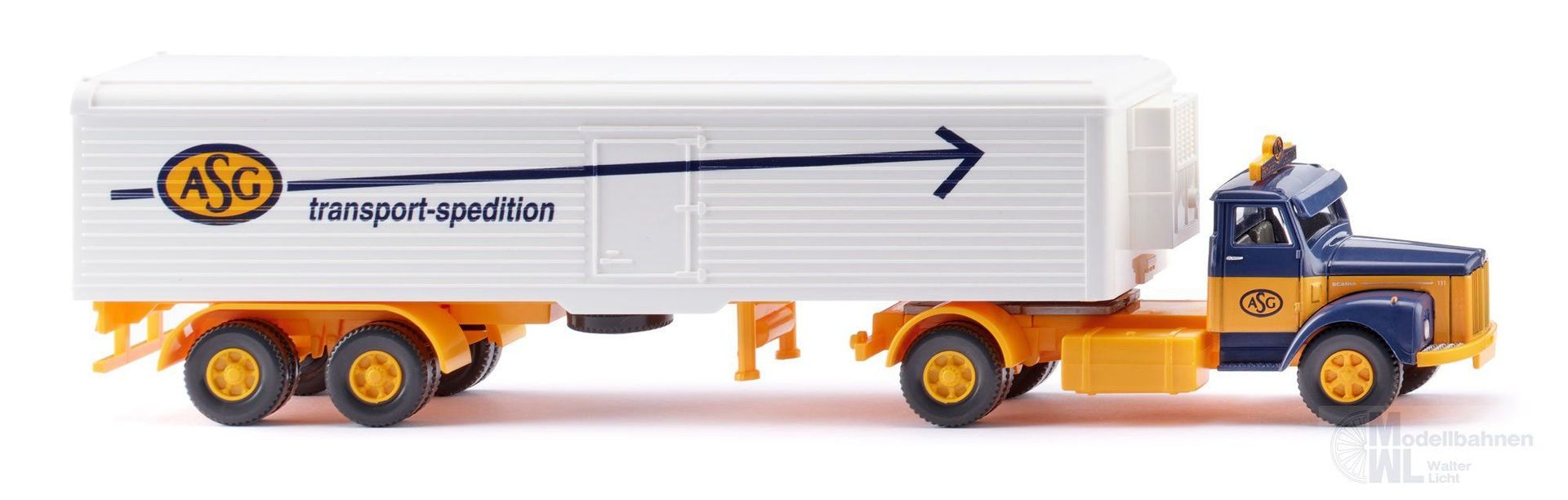 17055603_01 Wiking 55603 - Kühlkoffersattelzug Scania H0 1:87